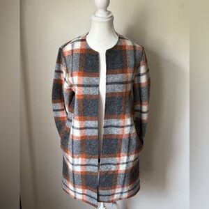 Max Studio Navy and Orange Coat